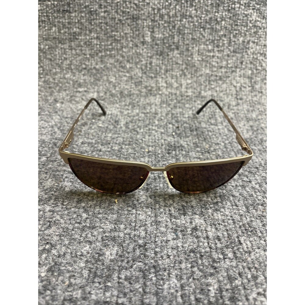 Vintage Revo Half Moon Sunglasses made in Italy Gold Frames 961/005
